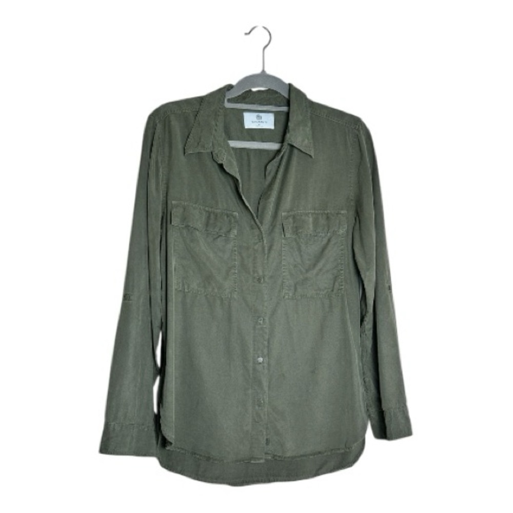 Babaton by Aritzia Sculpted Minimalist Shirt – Effortless Elegance Sz M